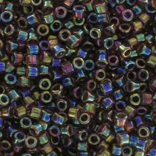 Miyuki delica Beads 11/0 - Root beer lined light topaz ab DB-87